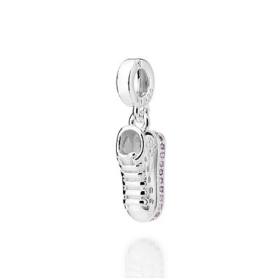 BERLOQUE TÊNIS PRATA 925 COM ZIRCÔNIAS LILÁS. MED 2,5CM ROMMANEL 840234
