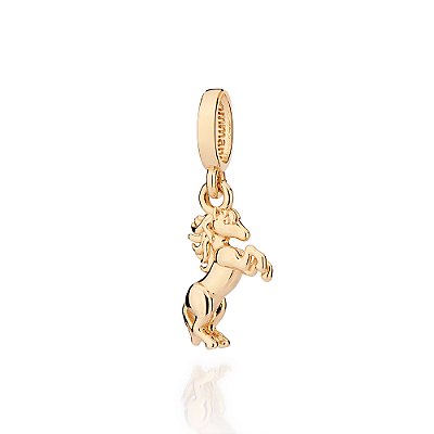 PINGENTE CAVALO FOLHEADO A OURO. MED 2,40CM ROMMANEL 542949