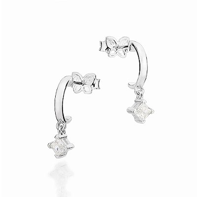 ARGOLA PRATA 925 COM ZIRCÔNIAS. MED 1,7CM ROMMANEL 820275