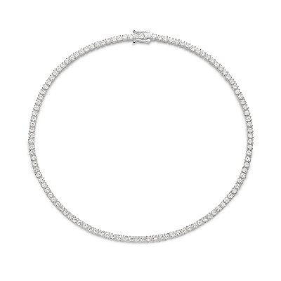 GARGANTILHA RIVIERA PRATA 925 COM ZIRCÔNIAS. MED 40CM ROMMANEL 830129