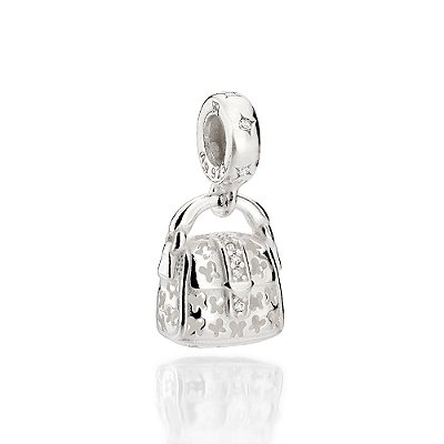 BERLOQUE BOLSA PRATA 925 COM ZIRCÔNIAS. MED 2,1CM ROMMANEL 840136