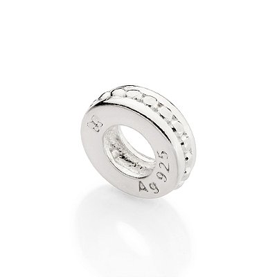 BERLOQUE STOPPER SEPARADOR COM MINI ESFERAS PRATA 925. MED 8MM DE DIÂMETRO ROMMANEL 840104