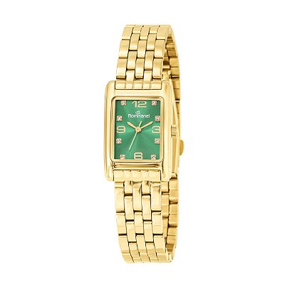 RELÓGIO ANALÓGICO SOCIAL DOURADO ROMMANEL 650088