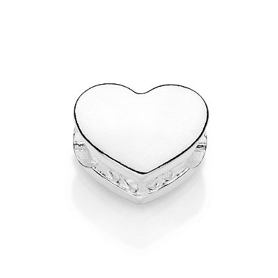 BERLOQUE PASSANTE PRATA 925 CORAÇÃO LISO. MED 1,8CM ROMMANEL 840224