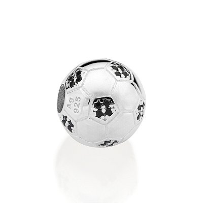 BERLOQUE PASSANTE PRATA 925 BOLA DE FUTEBOL. MED 1,2CM DE DIÂMETRO ROMMANEL 840186