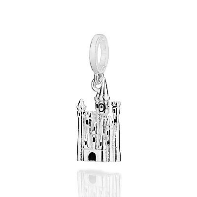 PINGENTE PRATA 925 CASTELO COM APLICAÇÃO DE RESINA. MED 2,9CM ROMMANEL 840280
