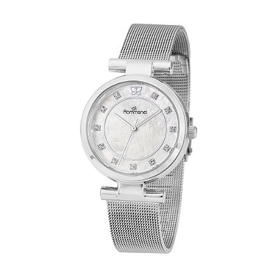 RELÓGIO ANALÓGICO SOCIAL PRATA ROMMANEL 650096