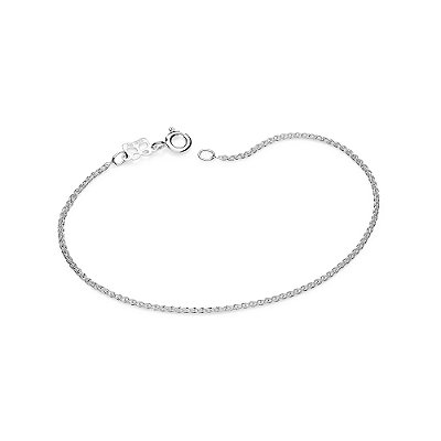 PULSEIRA PRATA 925 ELOS DUPLOS. MED 19CM ROMMANEL 850110