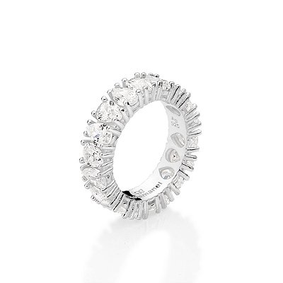 ANEL APARADOR PRATA 925 COM ZIRCÔNIAS ROMMANEL 810382