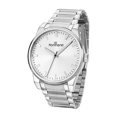 RELÓGIO ANALÓGICO SOCIAL PRATA ROMMANEL 650146