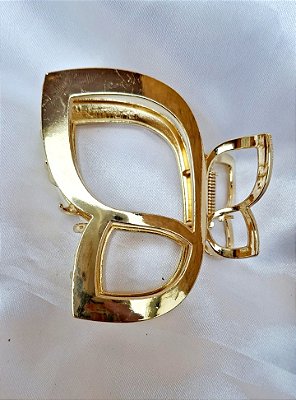 PRESILHA DOURADA FORMATO BORBOLETA ROMMANEL