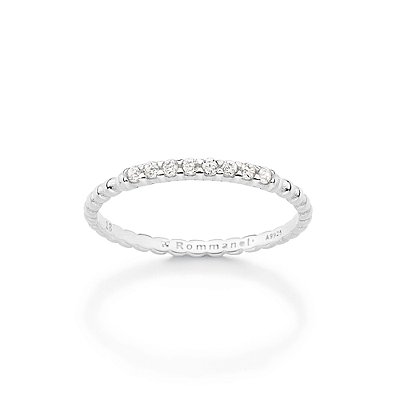 ANEL SKINNY PRATA 925 COM BOLAS E ZIRCÔNIAS ROMMANEL 810406