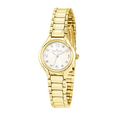 RELÓGIO ANALÓGICO SOCIAL DOURADO ROMMANEL 650162