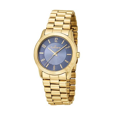 RELÓGIO ANALÓGICO SOCIAL DOURADO ROMMANEL ROMMANEL 650080