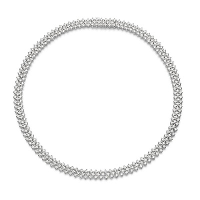 GARGANTILHA RIVIERA PRATA 925 COM ZIRCÔNIAS. MED 40CM ROMMANEL ATELIER 830154