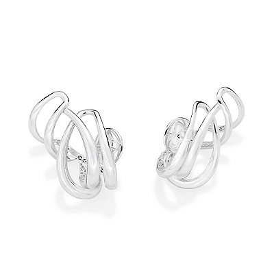 EAR CUFF PRATA 925 ABSTRATO. MED 2,9CM ROMMANEL 820318