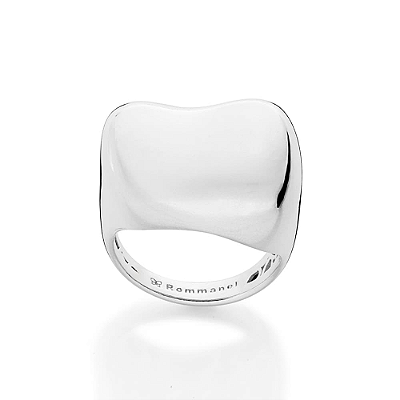 MAXI ANEL PRATA 925 ABSTRATO ROMMANEL 810407