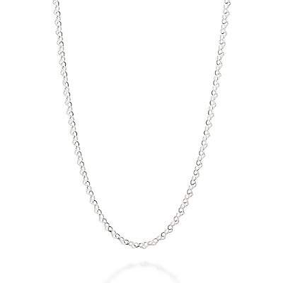 GARGANTILHA PRATA 925 CORAÇÃO INFINITO 50CM ROMMANEL 830077