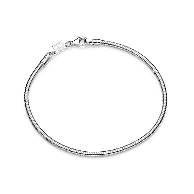 PULSEIRA PARA BERLOQUES FIO RABO DE RATO PRATA 925. MED 17CM ROMMANEL 850098
