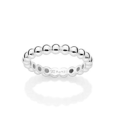 ANEL PRATA 925 COM BOLAS ROMMANEL 810417