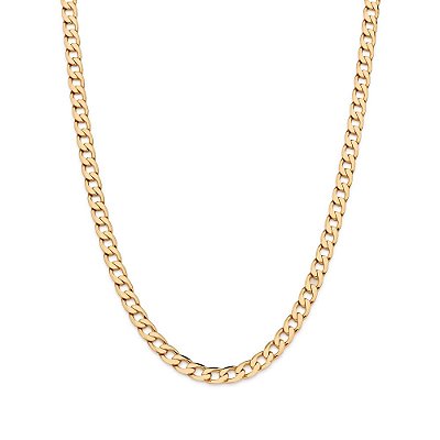 GARGANTILHA MASCULINA FOLHEADO A OURO FIO GROUMET DIAMANTADO. MED 50CM ROMMANEL 532669