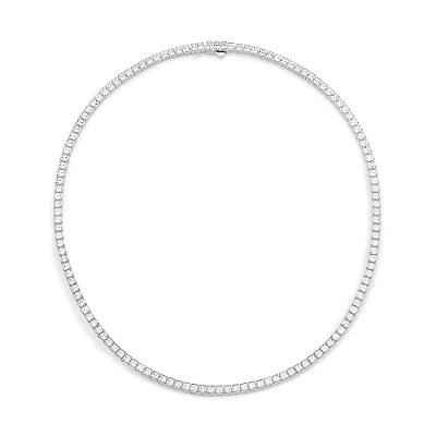GARGANTILHA MASCULINA RIVIERA PRATA 925 COM ZIRCÔNIAS. MED 50CM ROMMANEL 830168