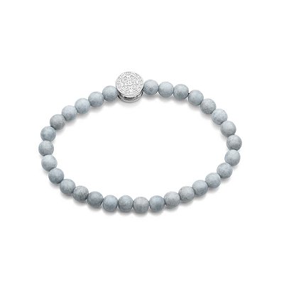 PULSEIRA MASCULINA PRATA 925 SHAMBALA CRUZ DE SÃO BENTO. MED 6,5CM DE DIÂMETRO ROMMANEL 850134