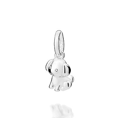 PINGENTE CACHORRO PRATA 925. MED 1,7CM ROMMANEL 840323
