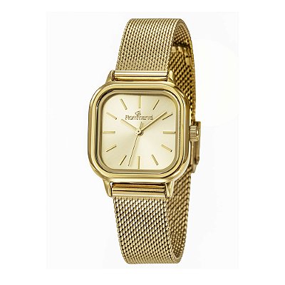 RELÓGIO FEMININO ANALÓGICO SOCIAL DOURADO ROMMANEL 650253