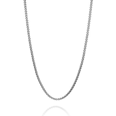 CORDÃO AÇO 316L ELO CADEADO. MED 50CM ROMMANEL 230136