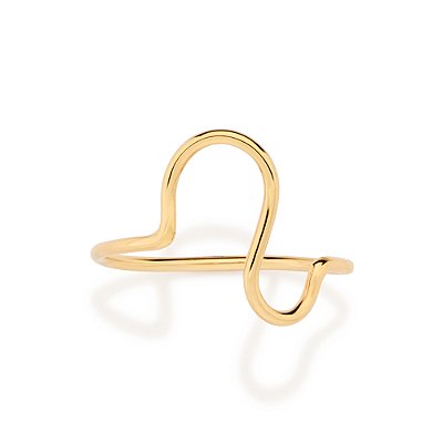 ANEL SKINNY ORGÂNICO FOLHEADO A OURO ROMMANEL 513699