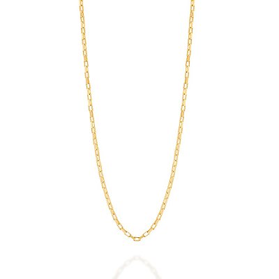 CORDÃO MASCULINO FOLHEADO A OURO FIO CARTIER. MED 60CM ROMMANEL 530718