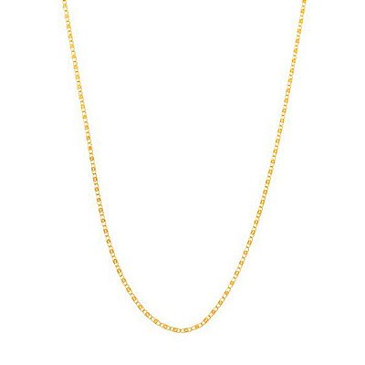 CORRENTE FOLHEADO A OURO FIO ELO MIMOSA. MED 50CM ROMMANEL 530336