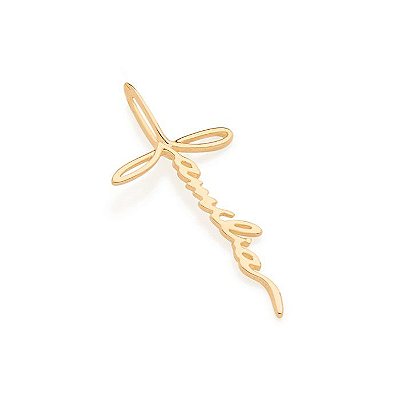 PINGENTE FOLHEADO A OURO FAMÍLIA. MED 4,0CM ROMMANEL 542270