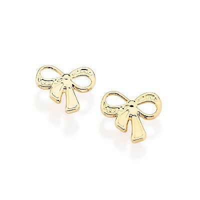 BRINCO INFANTIL FOLHEADO A OURO LAÇO. MED 0,9CM ROMMANEL 524635
