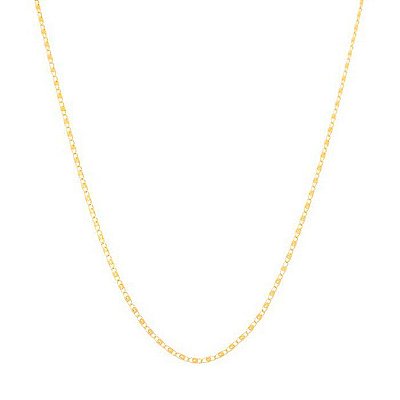 CORRENTE FOLHEADO A OURO FIO ELO MIMOSA. MED 42CM ROMMANEL 530335