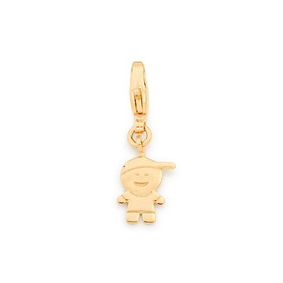 BERLOQUE FOLHEADO A OURO MENINO. MED 2,2CM ROMMANEL 542385