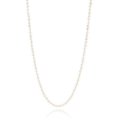 GARGANTILHA FOLHEADO A OURO COM CRISTAIS. MED 45CM ROMMANEL 532110