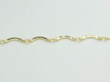 PULSEIRA FOLHEADO A OURO FORMADA POR FIO PALITO. MED 18/19CM ROMMANEL 550422