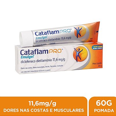 CataflamPro Emulgel Analgésico Anti-Inflamatório 11,6mg - 60g