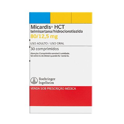 Micardis HCT 80mg +12,5mg 30 comprimidos Boehringer