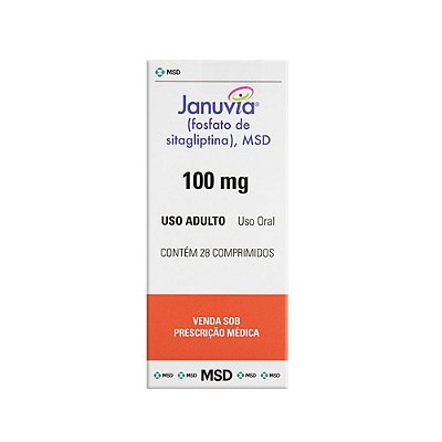 Januvia 100mg 28 comprimidos Merck Sharp & Dohme