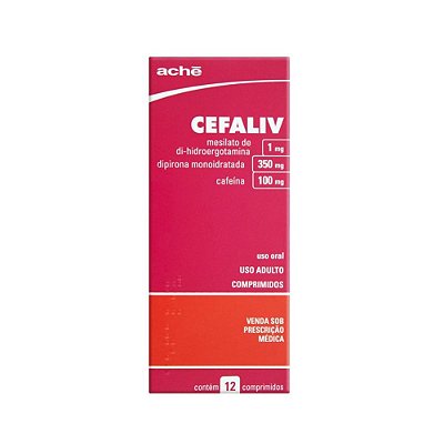 Cefaliv 12 comprimidos Aché