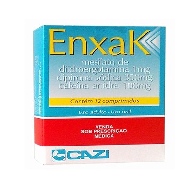 Enxak com 12 comprimidos CAZI