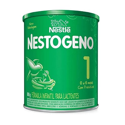 Fórmula Infantil NESTOGENO 1 de 0 a 6 meses 800g Nestlé