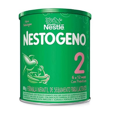 Fórmula Infantil Nestogeno 2 de 6 a 12 meses 800g Nestlé