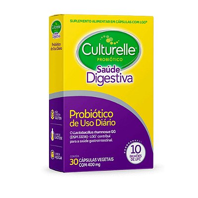 Probiótico Culturelle Saúde Digestiva com 30 cápsulas Cellera Farma