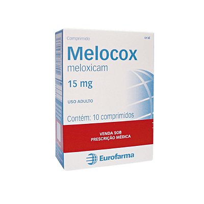 Melocox 15mg com 10 comprimidos Eurofarma