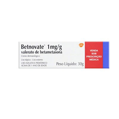 Betnovate Valerato de Betametasona 1mg/g Creme Dermatológico 30g GSK