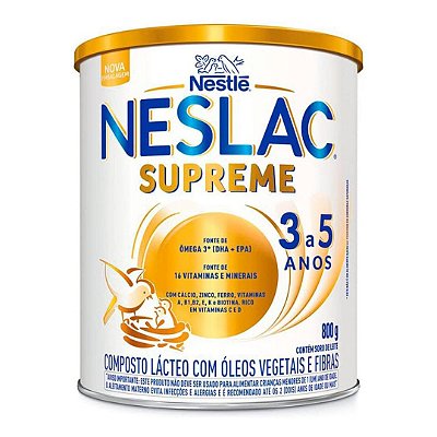 Neslac Supreme  Fase Pré-Escolar 800g Nestlé